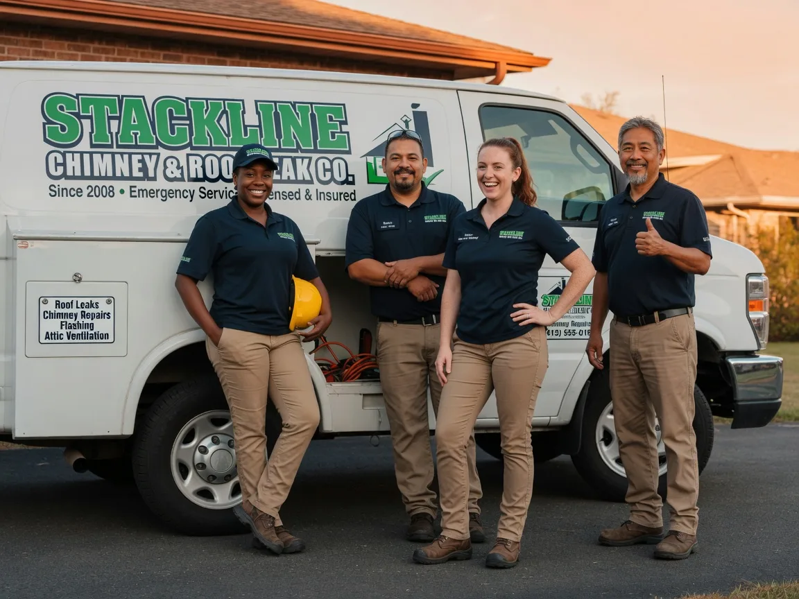 Chimney flashing repair company in Morse, LA